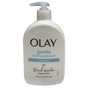 OLAY Gentle Foaming Cleanser Sulfate Free Face w/ Birch Water, Fragrance Free